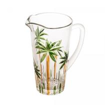 Jarra Palm Tree Handpaint Wolff 1,5L Cristal Ecológico