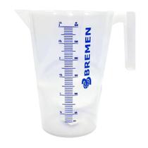 Jarra para Calibração Graduada em Polietileno 3 Litros Branca - Bremen 2166
