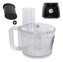 Jarra para Multiprocessador Compatível Philips Walita Power Chop Preto