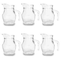 Jarra Para Restaurante Buffet Vidro Resistente 500Ml 12 Unid