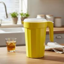 Jarra Plástica 2 Litros Com Tampa Cristal Para Suco Água e Bebidas