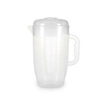 Jarra Plástica 3 Litros Transparente Com Tampa Plasvale Jarra Plástica 3 Litros Transparente Com Tampa Plasvale