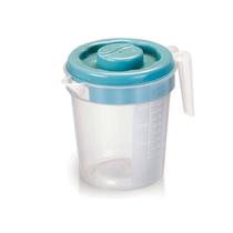 Jarra Plástica Com Tampa Colorida 1,4l Suco Cozinha Mesa Jarra Plástica Com Tampa Colorida 1,4l Suco Cozinha Mesa