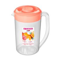 Jarra Plástica para Água Oval Vac Freezer Rosa 3800ml - Sanremo