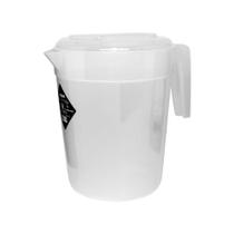 Jarra Plástica Transparente com Tampa 3,8L - Ideal para suco, água, refrigerante etc - Inplast