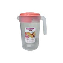 Jarra Plástico para Sucos Bebidas Sanremo 2L - Tampa Coral