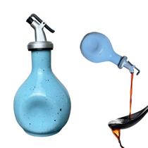 Jarra Porta Shoyu Amassadinha 180ml Azul Mesclado Sapporo Jarra Porta Shoyu Amassadinha 180ml Azul Mesclado Sapporo