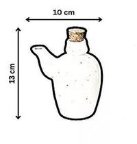 Jarra Porta Shoyu Sushi Creme Mesclado com Rolha