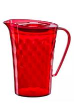 Jarra Prisma 2 Litros Vermelho Policarbonato tupperware