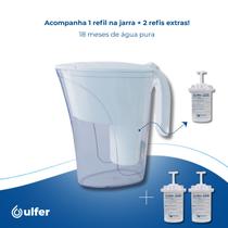 Jarra Purificadora Bacfree Alcalina Ulfer Com 2 Refis extras branco Jarra Purificadora Bacfree Alcalina Ulfer Com 2 Refis extras branco