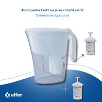 Jarra Purificadora Ulfer Bacfree Com Refil Extra branco