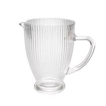 Jarra Suco Água 1,2 Litros Moderna Canelada Resistente Com Alça Multiuso Jarra Suco Água 1,2 Litros Moderna Canelada Resistente Com Alça Multiuso
