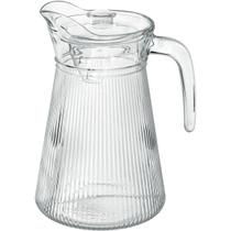 Jarra suco água acrilico vidro 1,6 litros transparente com alça Jarra suco água acrilico vidro 1,6 litros transparente com alça