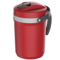 Jarra Térmica Vermelha 2,5L Fliptop Não Pinga Suco Termolar Jarra Térmica Vermelha 2,5L Fliptop Não Pinga Suco Termolar