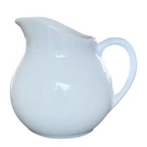 Jarra Tradicional de Porcelana Branca para Leite, Sucos e Bebidas - 1,4L