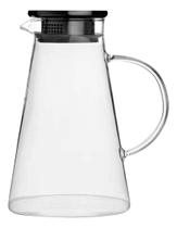 Jarra Twinkle em vidro borossilicato com tampa em aco inox 1,8L