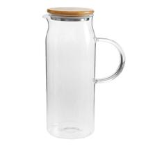 Jarra Vidro 1,5l Com Tampa De Bambu Sense Ou Jarra Vidro 1,5l Com Tampa De Bambu Sense Ou