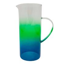 Jarra Vidro Borossilicato Palm Srings Verde Degrade 1,2L