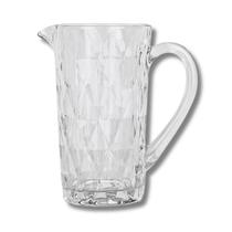 Jarra Vidro Desenhado Diamante Transparente 1 L Moderno - 1 UN