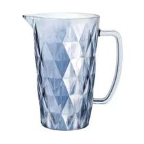 Jarra Vidro Diamond 1l Azul Diamante Água Suco Drink Buffet - ke home
