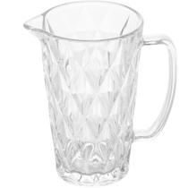 Jarra Vidro Diamond Transparente 1 LT Água Suco Bebida Drinks Mesa Jantar Cozinha Formaturas Buffet