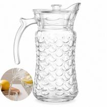 Jarra Vidro Grande 1,7 Litros Riviera Garrafa Transparente 1,7L Agua Suco Cha Bebidas Multiuso Luxo Jarra Vidro Grande 1,7 Litros Riviera Garrafa Transparente 1,7L Agua Suco Cha Bebidas Multiuso Luxo