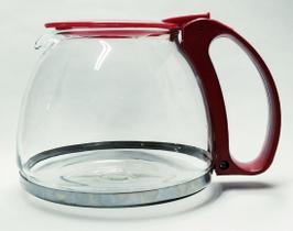 Jarra Vidro Para Cafeteira Philco PH31 Inox 30 Cafezinhos Vermelha