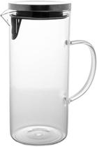 Jarra Vidro Suco Água com Tampa Hermética Inox 1,3L - mimo style