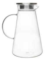Jarra Wolff De Vidro Borossilicato Com Tampa De Metal 2l