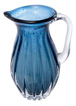 Jarra Wolff Italy De Vidro Azul 800ml