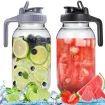 Jarras de Vidro Scidea 1,9L com Tampa Conjunto com 2 Herméticas e à Prova de Vazamentos Jarras de Vidro Scidea 1,9L com Tampa Conjunto com 2 Herméticas e à Prova de Vazamentos