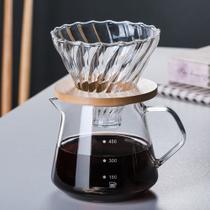 Jarro Com Suporte Coador Em Vidro Para Café 600ml