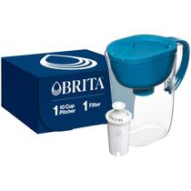Jarro de filtro de água Brita Large 2 meses 2,4 L azul-petróleo sem BPA