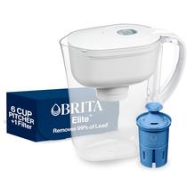 Jarro de filtro de água Brita Metro Elite 1,4 L, capacidade para 6 xícaras Jarro de filtro de água Brita Metro Elite 1,4 L, capacidade para 6 xícaras