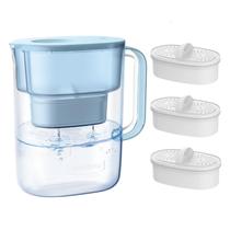 Jarro de filtro de água Waterdrop, 10 xícaras, 200 galões, azul