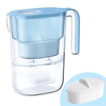 Jarro de filtro de água Waterdrop Elfin, capacidade de 7 xícaras, azul