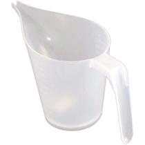 Jarro de funil HEITIGN Plastic 1000mL transparente com ponta de boca Jarro de funil HEITIGN Plastic 1000mL transparente com ponta de boca