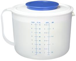 Jarro de mistura Norpro com capacidade para 9 xícaras com medidas: azul