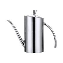 Jarro De Óleo De Aço Inoxidável À Prova De Gotejamento Molho Vinagre Organizador Cozinha Cafeteira