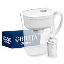 Jarro Filtro de Água Brita Metro 1,4L - 6 Xícaras - Branco Jarro Filtro de Água Brita Metro 1,4L - 6 Xícaras - Branco