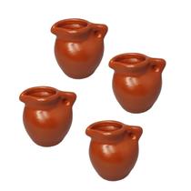 Jarro kit com 4 peças de Ceramica Miniatura para Terrario Jarro kit com 4 peças de Ceramica Miniatura para Terrario