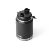 Jarro YETI Rambler Half Gallon 2.0 isolado a vácuo preto