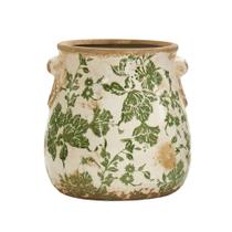Jarrón Decorativo Nearly Natural Toscano de Cerámica Verde 16 cm