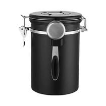 Jarros De Armazenamento De Grãos De Café Em Aço Inoxidável Com Grande Capacidade E Tampa Hermética