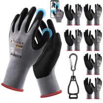 Jasdick Luvas de Trabalho 7 Pares MicroFoam Nitrílica com Grip Tamanho XXXG Jasdick Luvas de Trabalho 7 Pares MicroFoam Nitrílica com Grip Tamanho XXXG
