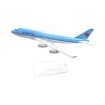 JASON TUTU 16cm Coreano Air Boeing 747 Modelo Avião Diecast Metal Aviões Escala 1/400