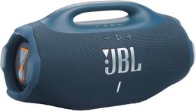 JBL Boombox 4, som JBL Pro, AI Sound Boost, resistente à água/pó IP68, Bateria 34 h, Lite, Auracast, 2 conf reforço de g JBL Boombox 4, som JBL Pro, AI Sound Boost, resistente à água/pó IP68, Bateria 34 h, Lite, Auracast, 2 conf reforço de g