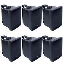 Jbl Caixa De Som Ambiente C321 Acústica 30w Rms Cada Preta Kit 06 Unidades