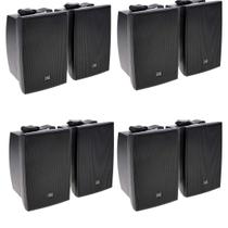 Jbl Caixa De Som Ambiente C321 Acústica 30w Rms Cada Preta Kit 08 Unidades