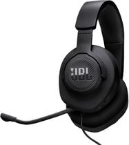 JBL, Fone de Ouvido Com Fio, Quantum 100M2, Headset Gamer, Over Ear, Microfone Removível - Preto